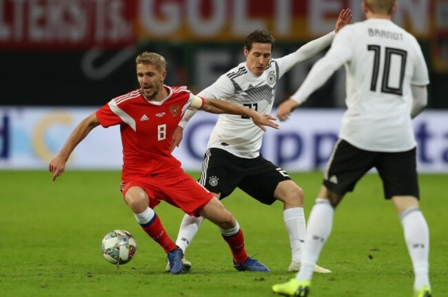 firo: 15.11.2018 MEN'S NATIONAL TEAM Landerspiel Friendly Match Germany - Russia Russia