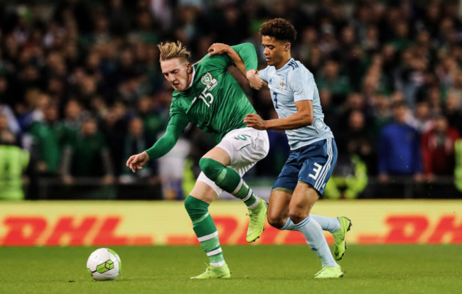 Ronan Curtis with Jamal Lewis