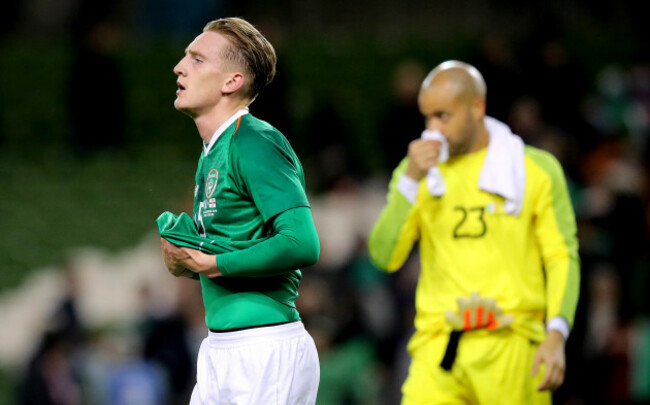 Ronan Curits dejected