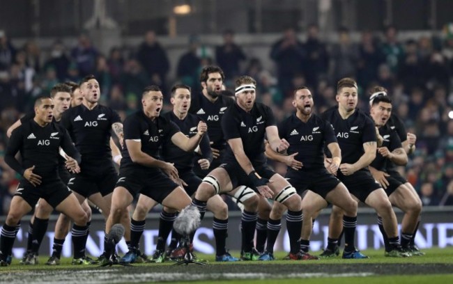 New Zealand All Blacks Haka