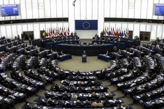 France: German Chancellor Angela Merkel Addresses the European Parliament