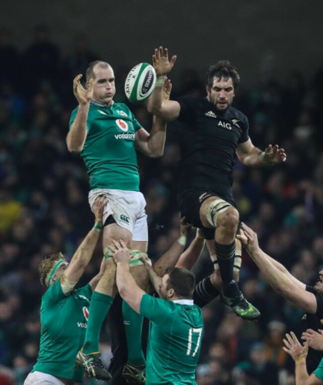Devin Toner and Sam Whitelock