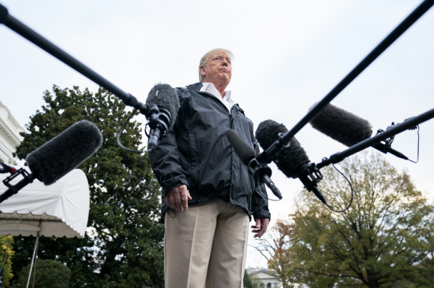 Trump speaks before departing White House to view wildfire damage in California