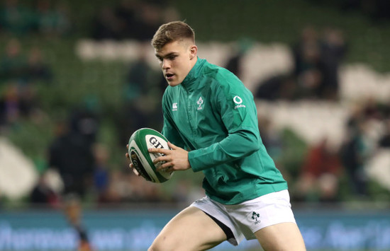 Garry Ringrose before the game