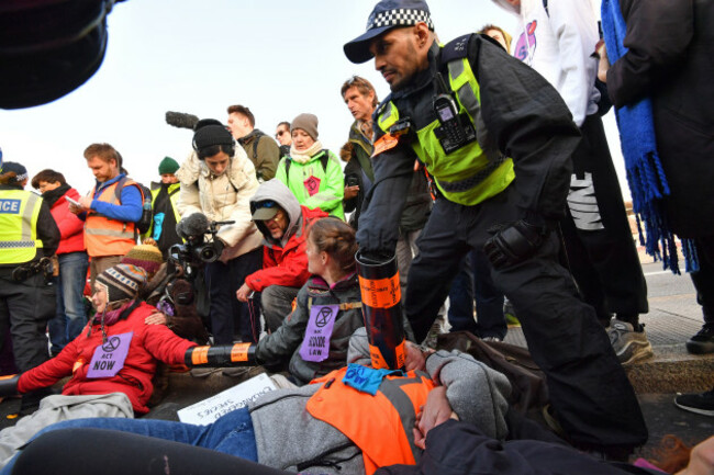 Rebellion Day environmental protest