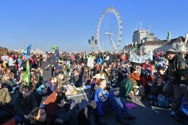 Rebellion Day environmental protest