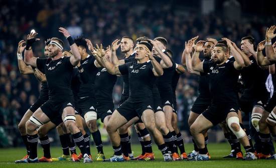 New Zealand performa the Haka