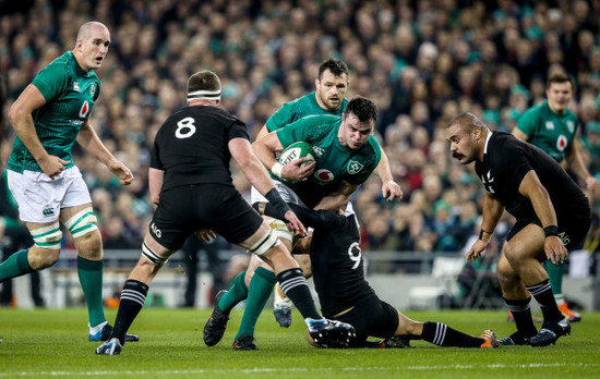 James Ryan with Kieran Read and Aaron Smith