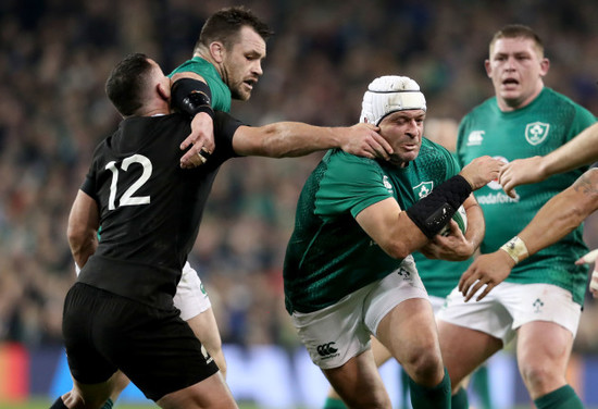 Rory Best with Ryan Crotty