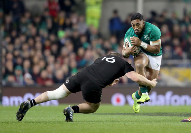 Bundee Aki with Dane Coles