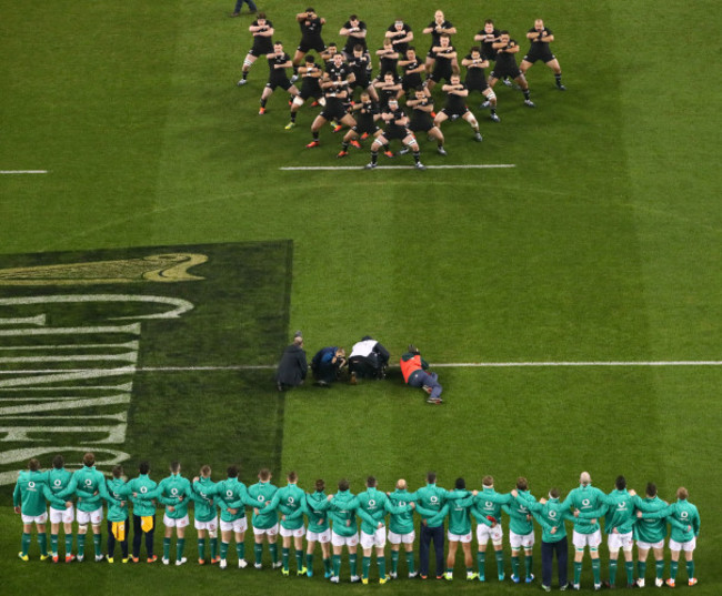 New Zealand perform the Haka