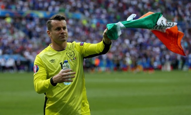 Shay Given dejected