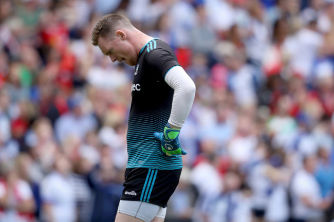 Rory Beggan dejected after the game