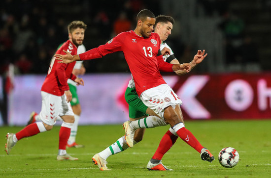 Callum O&rsquo;Dowda with Mathias Jorgensen