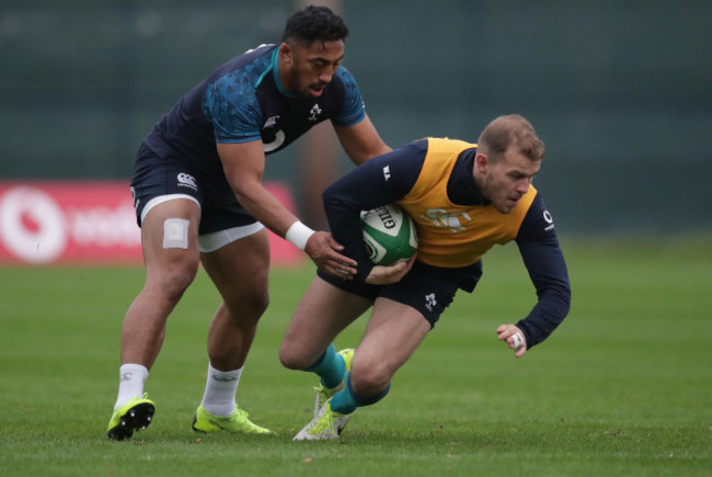 Bundee Aki and Will Addison