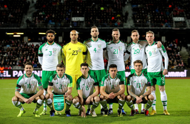 The Ireland team