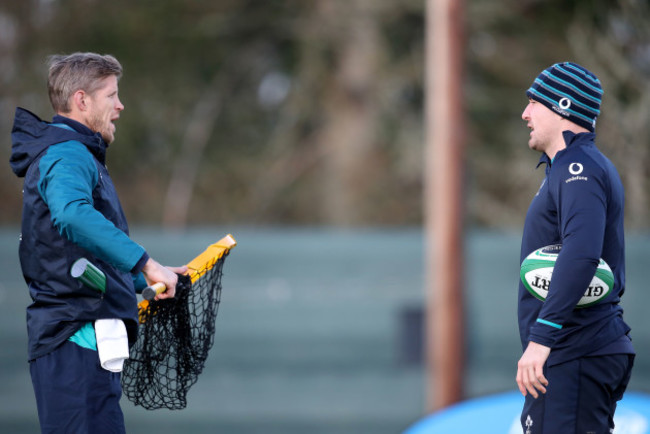 Simon Easterby and Niall Scannell