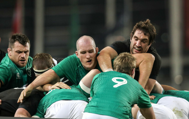 Devin Toner with Samuel Whitelock