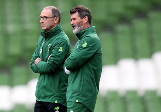 Martin O'Neill and Roy Keane