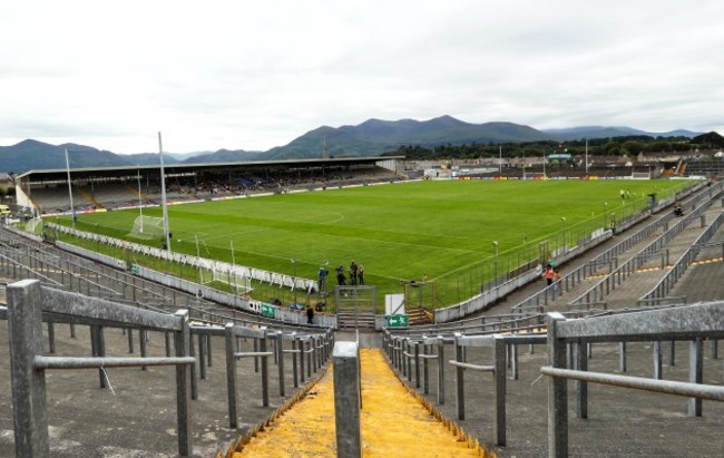 A view of Fitzgerald Stadium ahead of the game