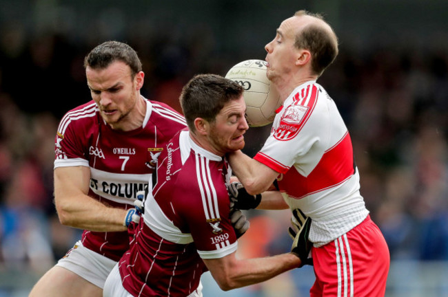 Cormac Smyth with Francis Mulligan and Donal McElligott