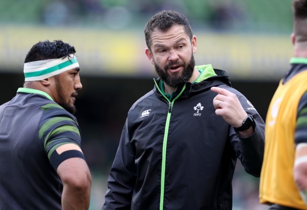 Andy Farrell ahead of the game