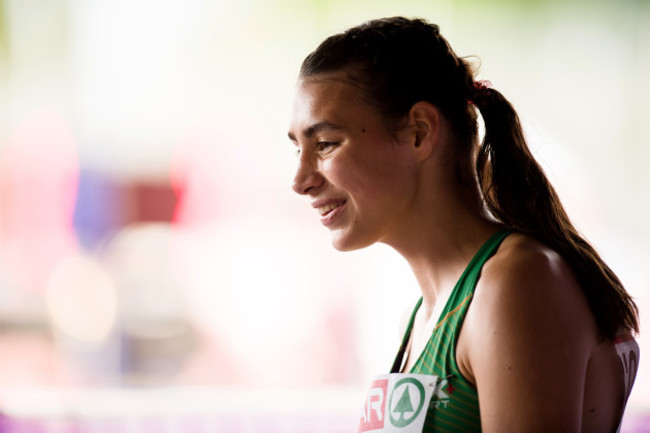 Sophie O&rsquo;Sullivan after the race