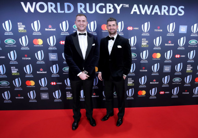 Jamie Heaslip and Rob Kearney