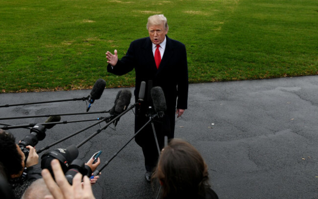 President Donald Trump departs the White House - DC