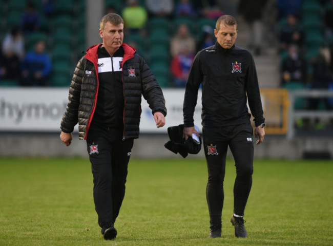 Stephen Kenny and Vinny Perth