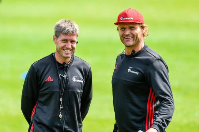 Ronan O'Gara and Scott Robertson