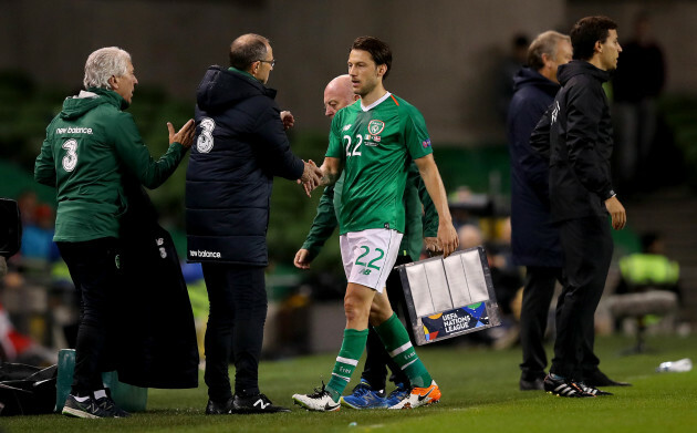 Martin O'Neill with Harry Arter