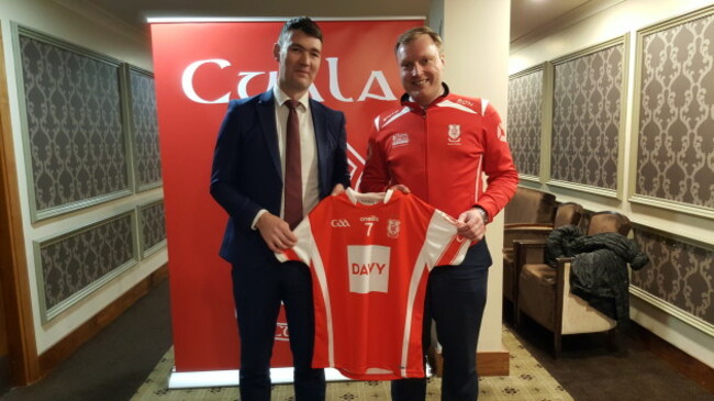 Cuala Hurling Manager Willie Maher & Barry O Halloran Chairman, Adult Hurling
