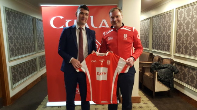 Cuala Hurling Manager Willie Maher & Barry O Halloran Chairman, Adult Hurling