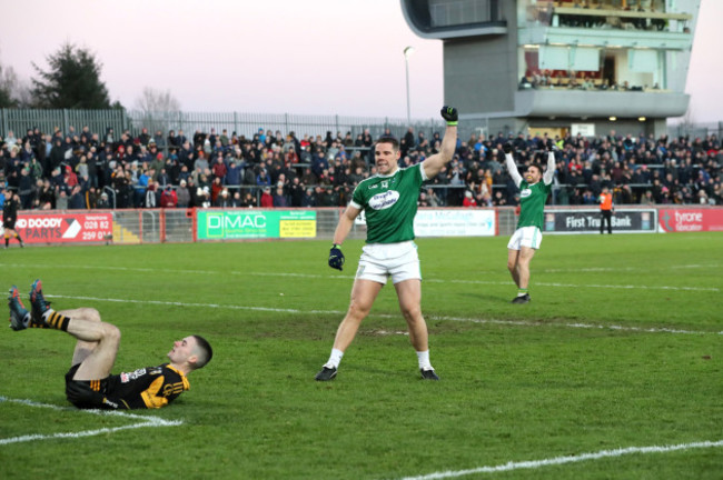 Caoimhon O'Casaide celebrates scoring