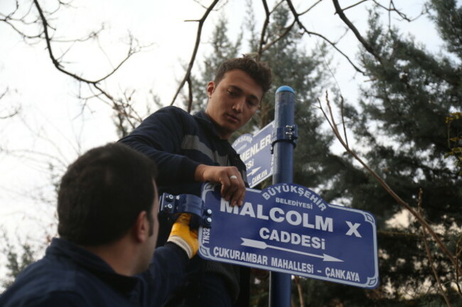 US Embassy Street Renamed Malcolm X Avenue - Ankara