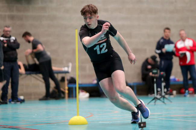 Colm Moriarty during the agility run