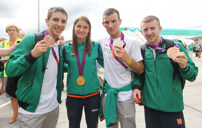 Michael Conlan, Katie Taylor, John Joe Nevin and Paddy Barnes