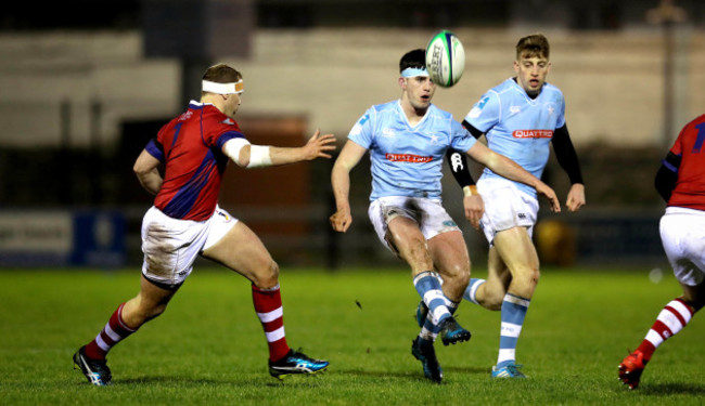 Peadar Collins kicks forward