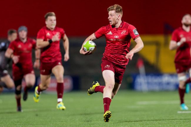 Ben Healy on his way to scoring a try