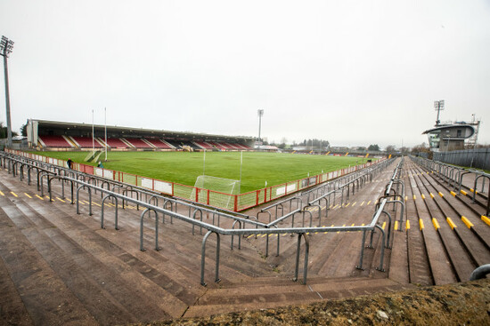 A general view of Healy Park