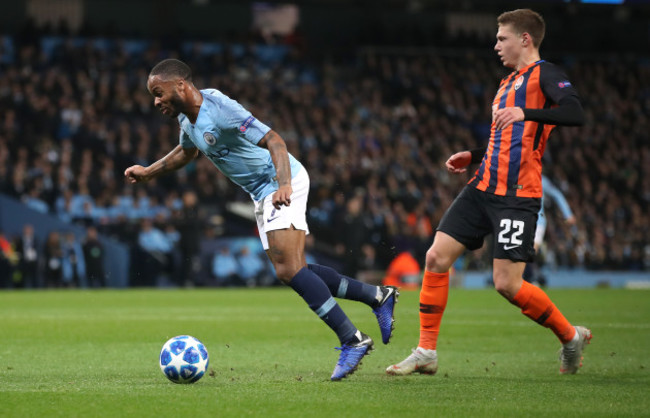 Manchester City v Shakhtar Donetsk - UEFA Champions League - Group F - Etihad Stadium