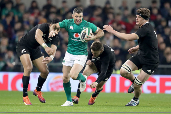 Rob Kearney breaks