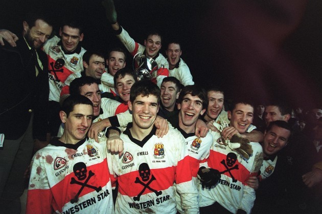 UCC's players celebrate 12/12/1999
