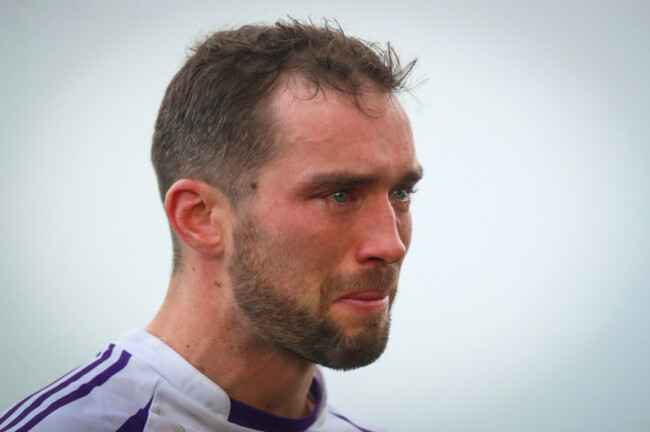 Stephen Williams dejected after the game