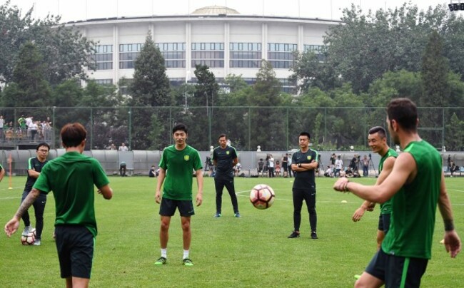 (SP)CHINA-BEIJING-SOCCER-CSL-BEIJING GUOAN FC-NEW COACH-ROGER SCHMIDT