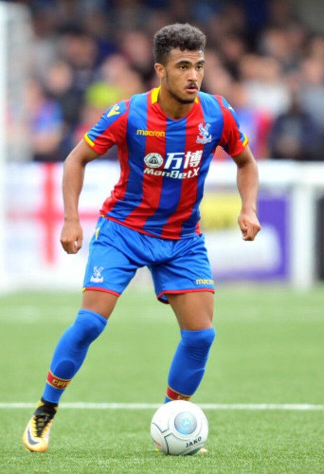 Kleton Perntreou Crystal Palace during the pre-season match at the Gallagher Stadium, Maidstone.