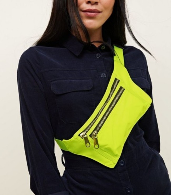 yellow-neon-triple-zip-bum-bag