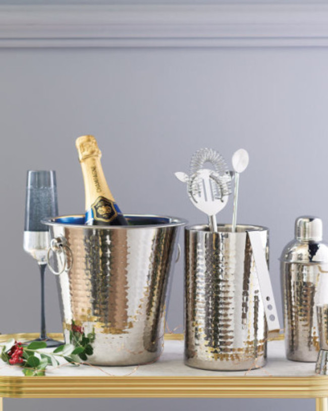 Hammered-Design-Champagne-Bucket-B