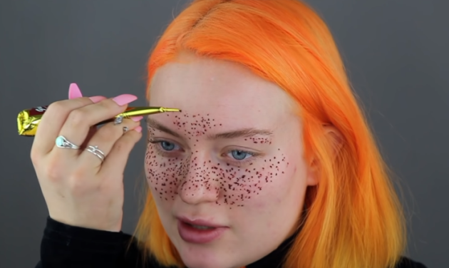 A Youtuber Tried To Give Herself Henna Freckles And Obviously It Was A Total Disaster